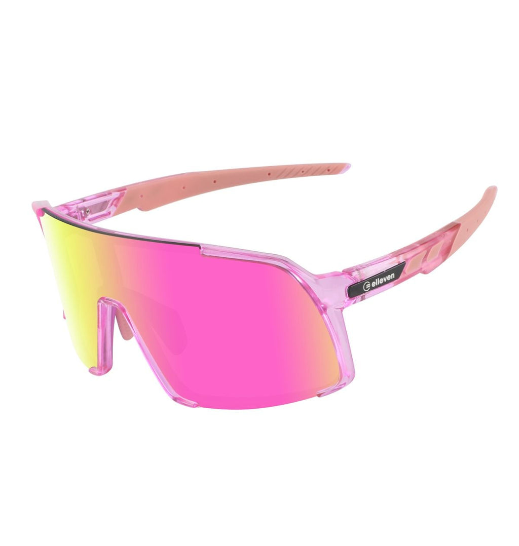 ÓCULOS CICLISMO ELLEVEN EL656 TR90 LENTE POLICARBONATO UV400 ROSA