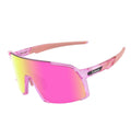ÓCULOS CICLISMO ELLEVEN EL656 TR90 LENTE POLICARBONATO UV400 ROSA