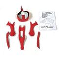 JOGO DE ESPUMAS PARA FORRO DE CAPACETE FOX FLUX ORIGINAL - VERMELHO L/XL