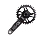 PEDIVELA SINGLE 8/12V P QUADRADA COROA AÇO 34T 170MM PRETO