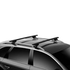 BARRA DE RACK DE TETO THULE ALUMÍNIO WING BAR EVO 118CM (7112B) - PRETO
