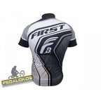 CAMISA CICLISMO FIRST TEAM - CINZA - P