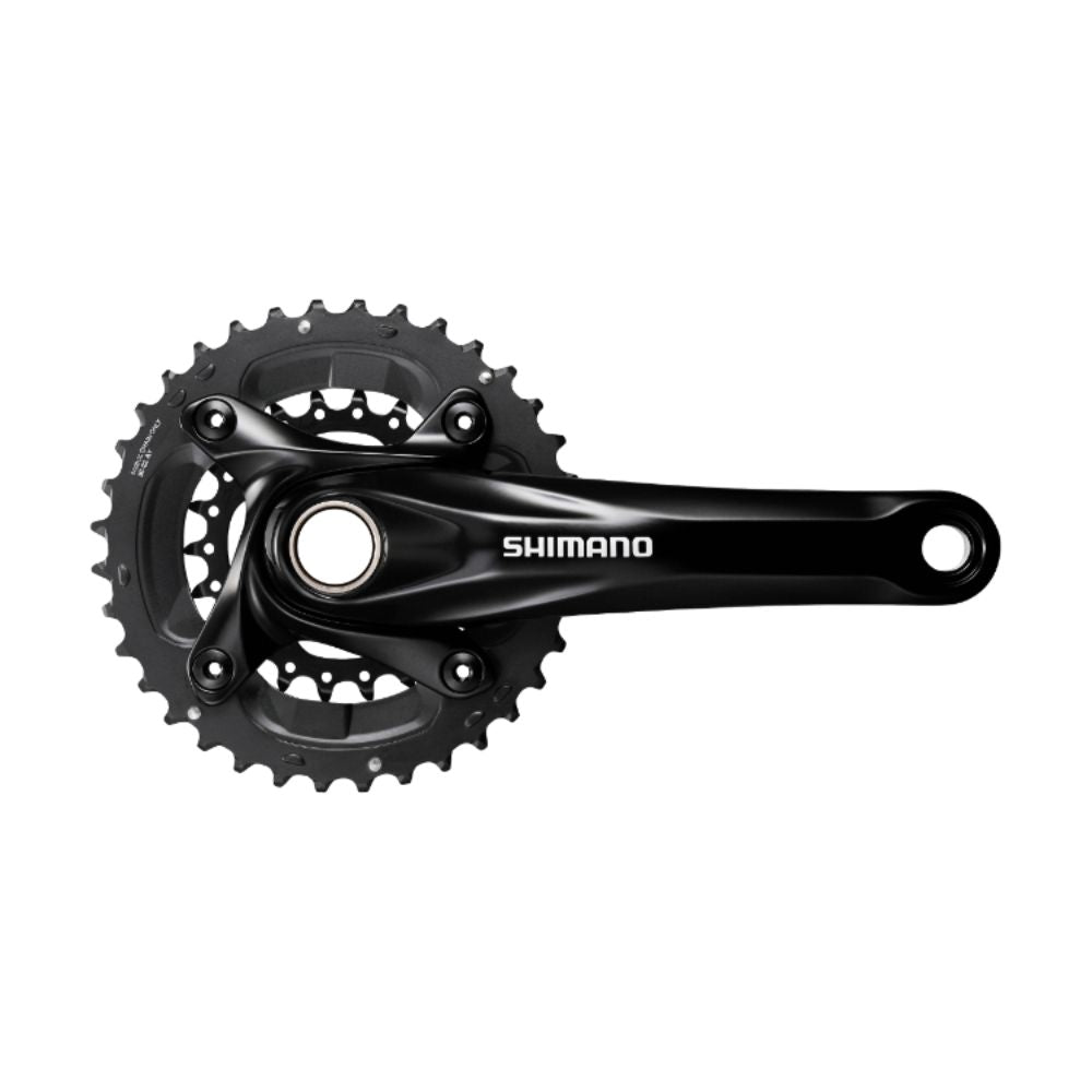 PEDIVELA SHIMANO 10V DEORE FC-M627 HOLLOWTECH S/ CAIXA 22/36 175mm - PRETO - 175mm