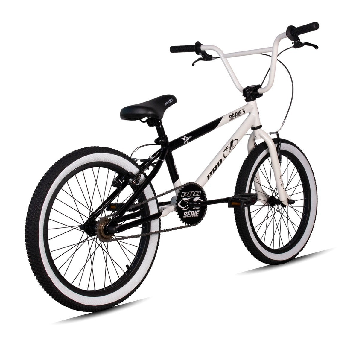 BICICLETA 20 PRO-X BMX SERIE 5 LIMITED BRANCO/PRETO