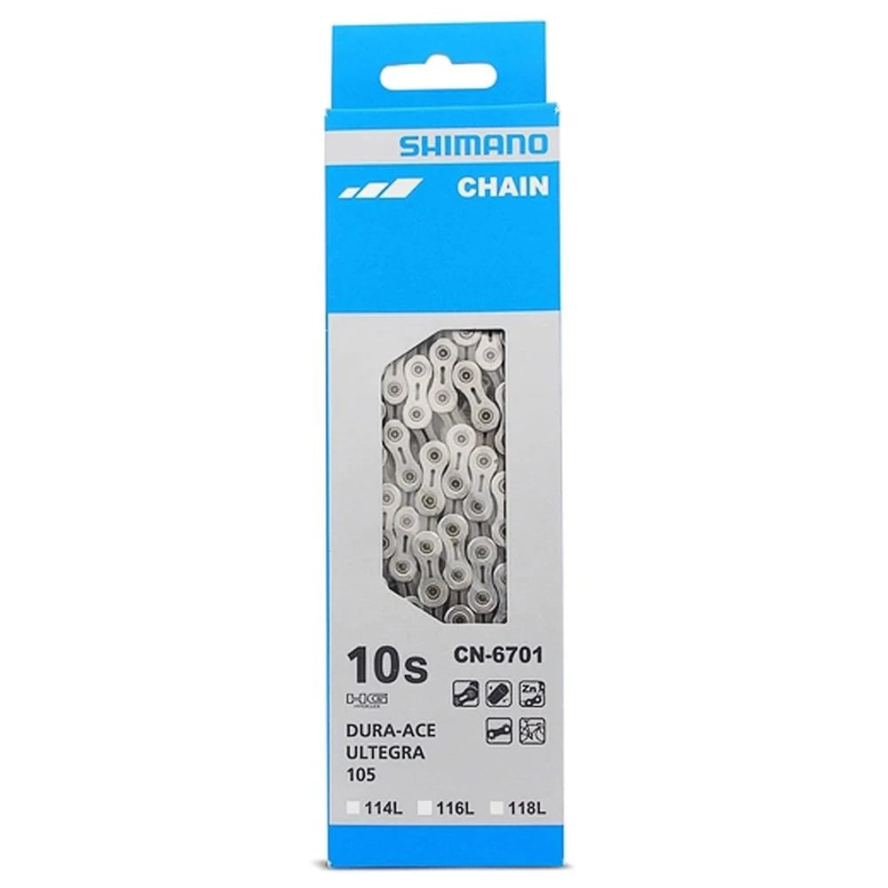 CORRENTE FINA SHIMANO CN-6701 10V 116L DURA ACE, ULTEGRA, 105 (ICN6701116)