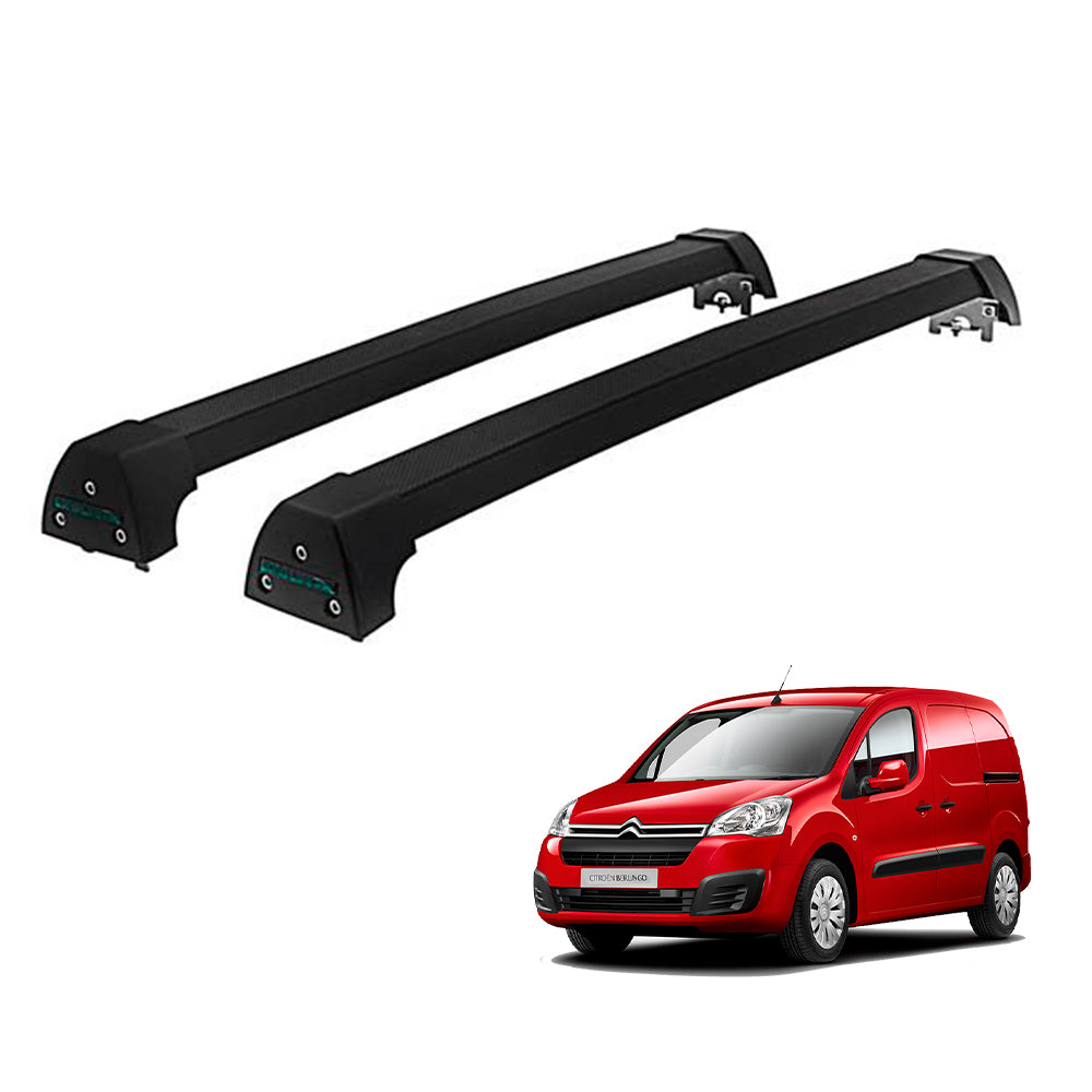 RACK LONG LIFE SPORT ALUM. PRETO P/ CITROEN BERLINGO (PBe) - PRETO