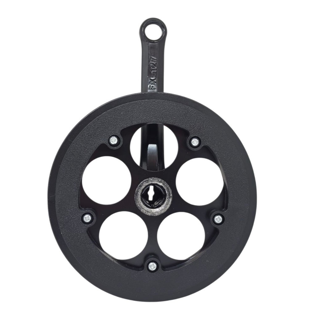 PEDIVELA SINGLE 32DX127MM AÇO PONTA QUADRADA COM PROTETOR PRETO