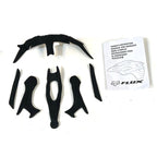 JOGO DE ESPUMAS PARA FORRO DE CAPACETE FOX FLUX ORIGINAL - PRETO S/M