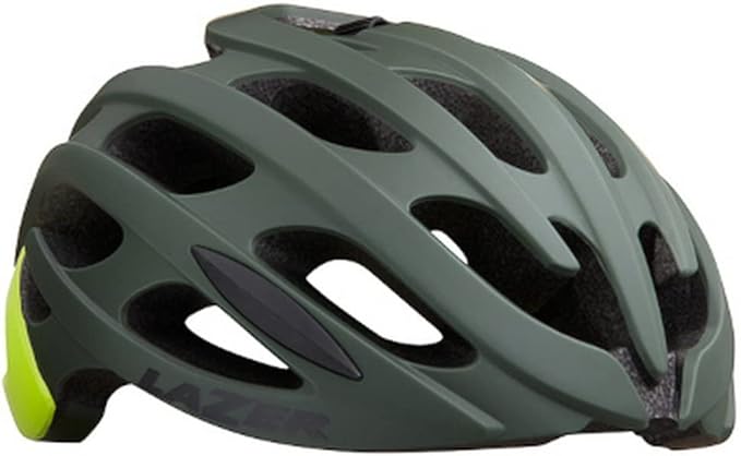 Capacete De Ciclismo Road Lazer By Shimano Blade+ Plus - AMARELO/VERDE ESCURO / P