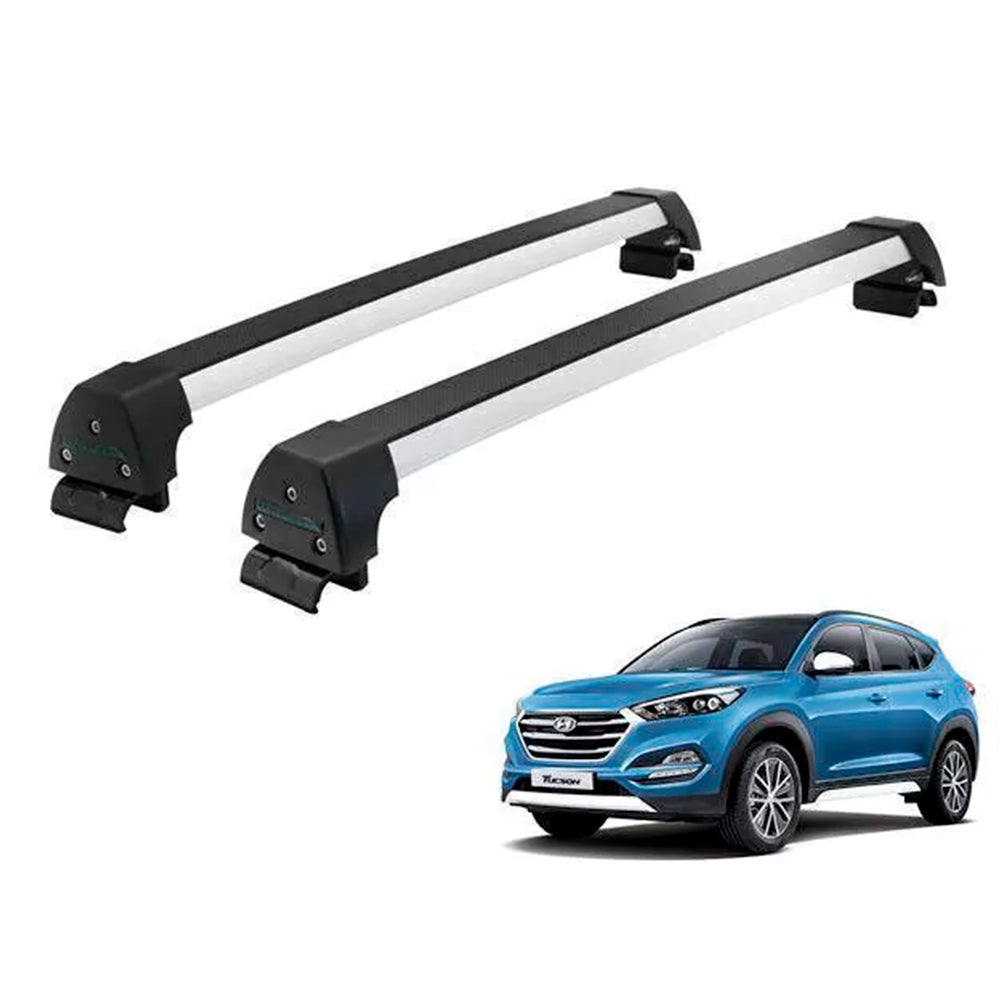 RACK LONG LIFE SPORT ALUM. PRATA P/ HYUNDAI NOVA TUCSON - 2017 EM DIANTE (ATUC)