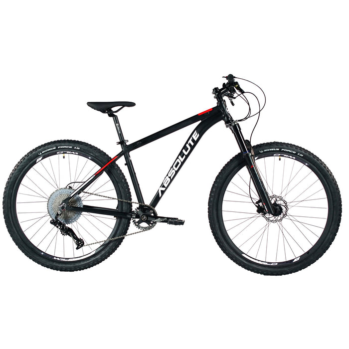 BICICLETA 29 ABSOLUTE NERO 4 PRO 12V HIDRÁULICO C/ TRAVA - PRETO/VERMELHO / (M - 17)