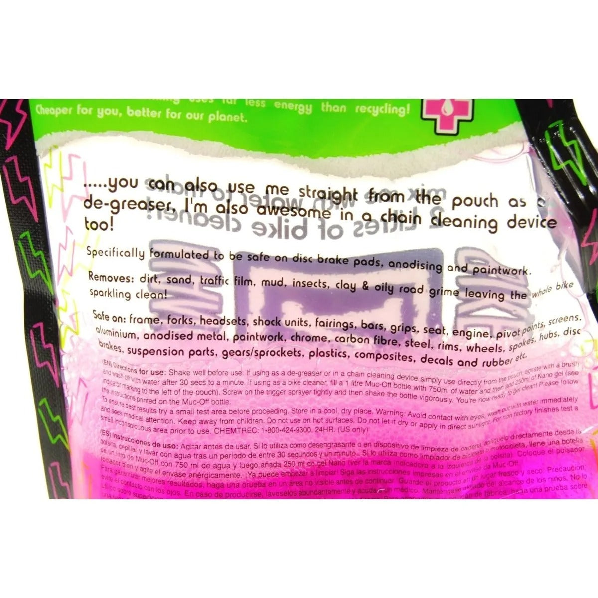 REFIL LIMPADOR BIODEGRADAVEL NANOTECH - 500ML (RENDE 02 LITROS) - MUC-OFF