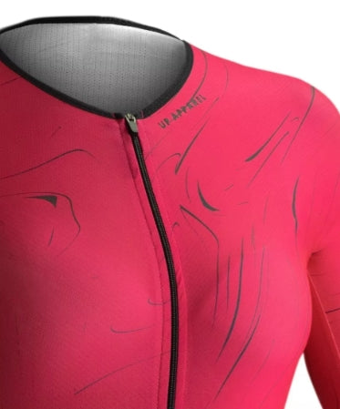 CAMISA CICLISMO UP APPAREL FEMININA CITY PINK