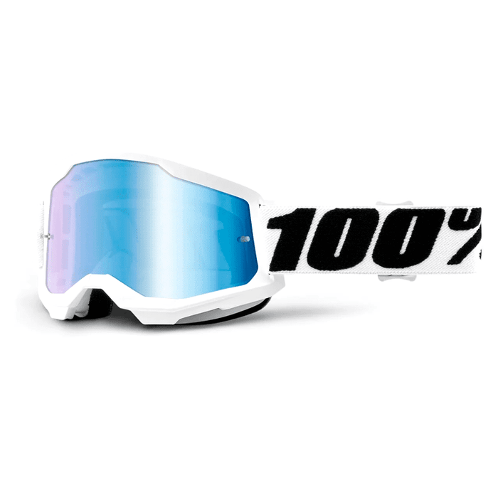 ÓCULOS GOGGLE 100% STRATA 2 - BRANCO