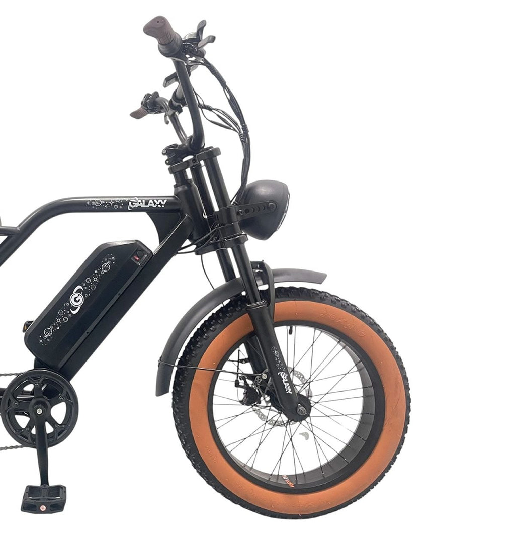 BICICLETA ELETRICA E-BIKE GALAXY 20X4.00 7V MOTOR 750W BATERIA 15.6AH 48V PRETA