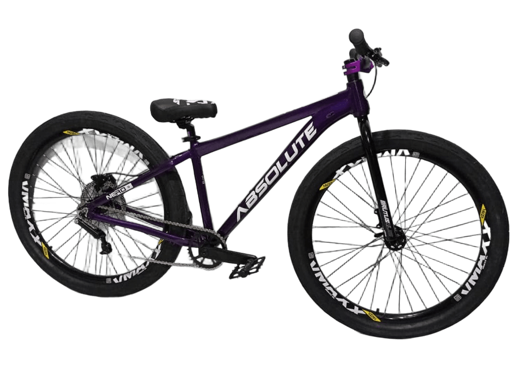 BICICLETA 26 ABSOLUTE NERO 5 GRAU SINGLE SPEED ROXO S (15)