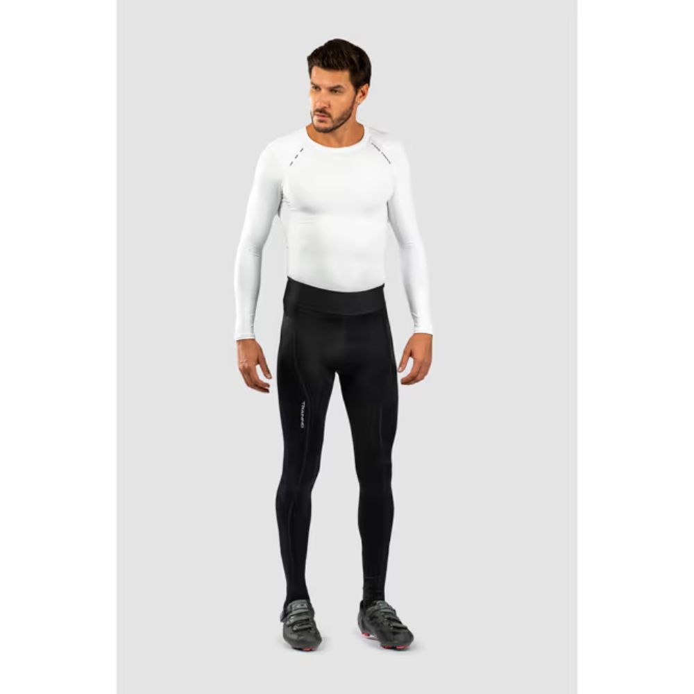 CALÇA CICLISMO FREE FORCE TRAINING GEL PELUCIADO INVERNO - 2023 - PRETO - GG