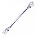 TRAVESSA DE GUIDAO ALUMINIO NATURAL 230MM POLIDO