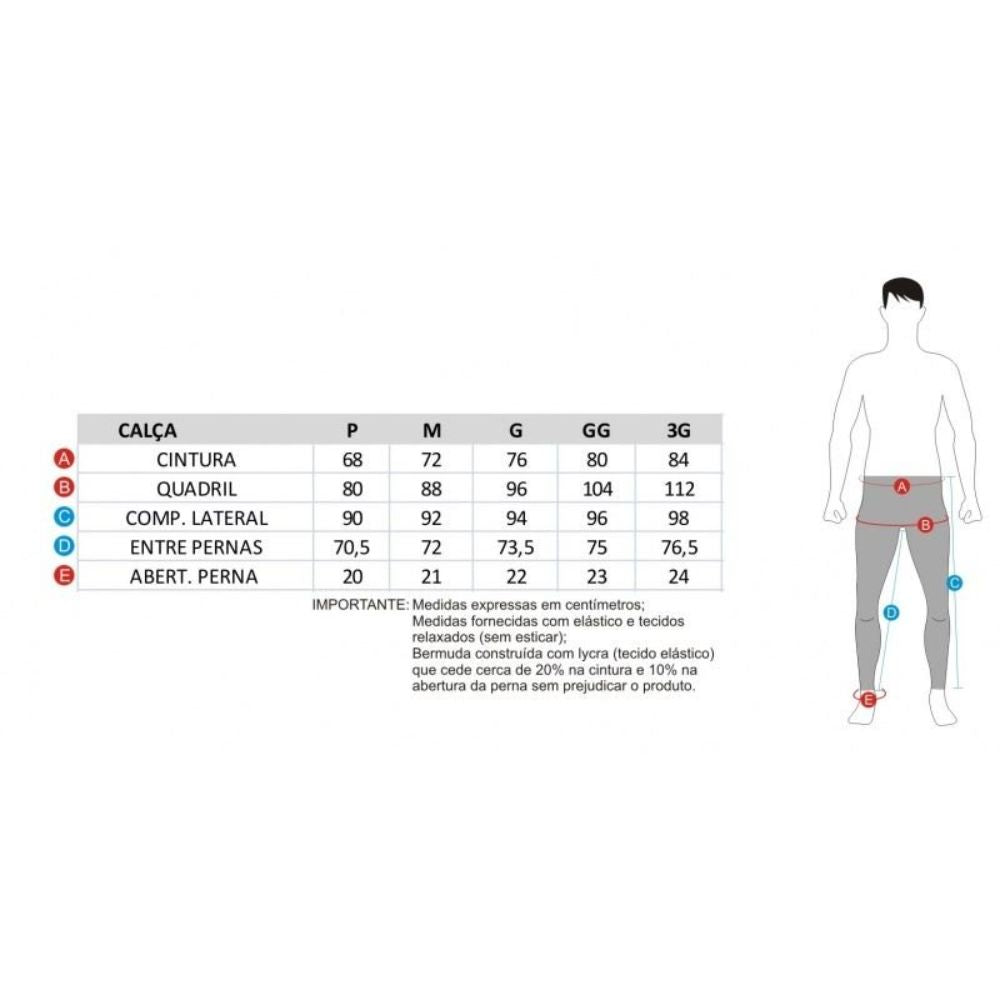 Calça Ciclismo Mauro Ribeiro Inverno Felpada Masculina