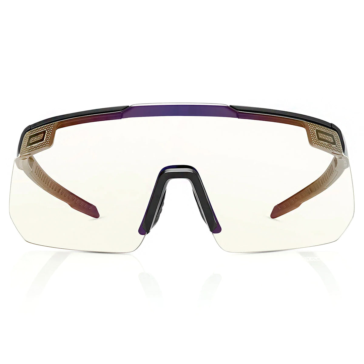 ÓCULOS SHIMANO S-PHYRE R C/ 2 LENTES RIDESCAPE GRAVEL (ECESPHR2GRL02) - PRETO FOSCO