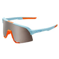Oculos 100% S3 - Soft Tact Two Tone- Hiper Silver Mirror Lens