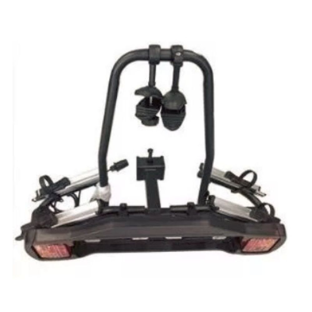 TRANSBIKE ALUMÍNIO ENGATE REBOQUE TIPO PLATAFORMA 2 BIKES - PRATA