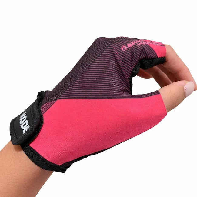 Luva Aberta Kode For Racing Preto/Pink - M