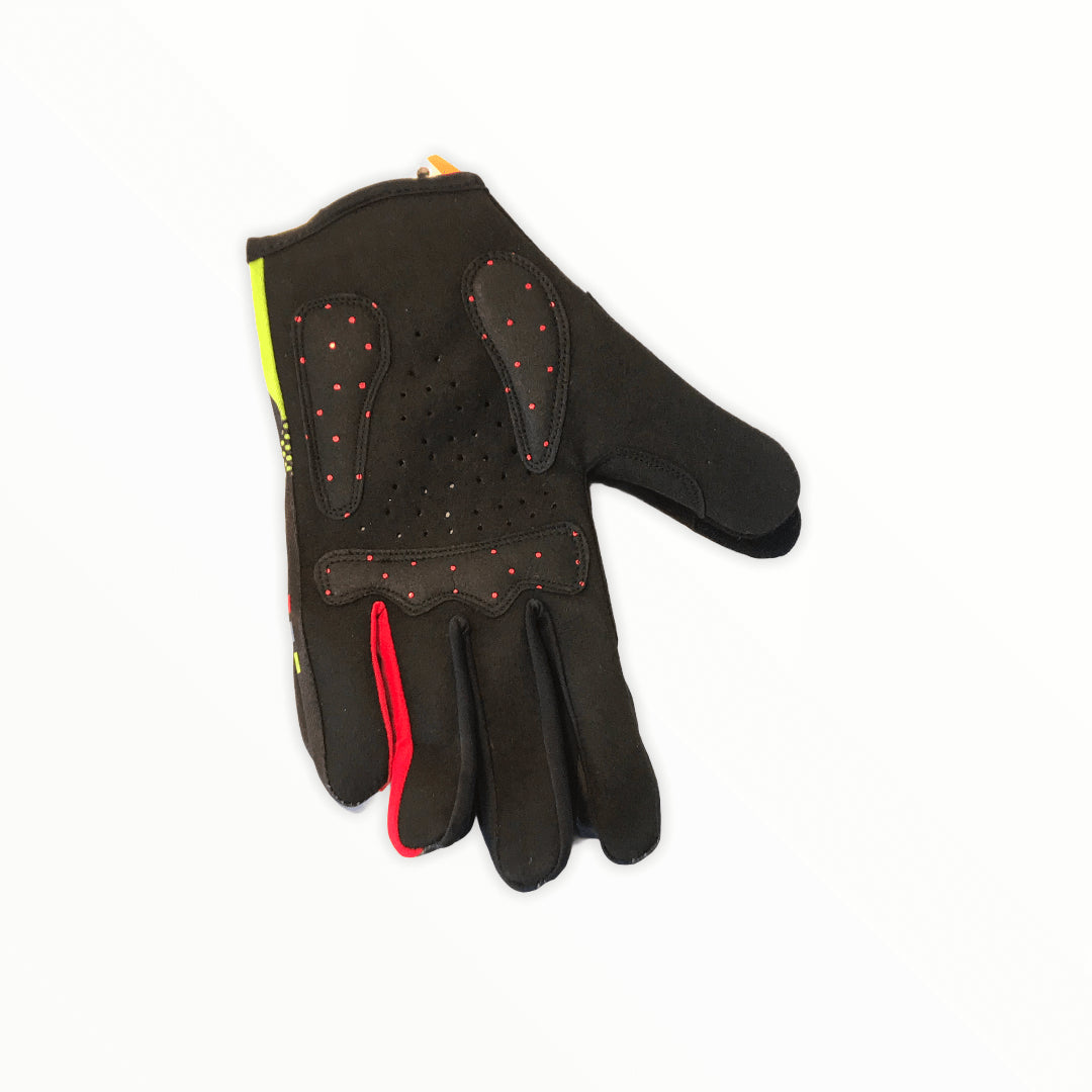 LUVA DE CICLISMO FECHADA SPORTIV PRETO/VERMELHO - GG
