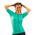CAMISA CICLISMO FREE FORCE START ALL FIT FEMININA - VERDE CLARO - P