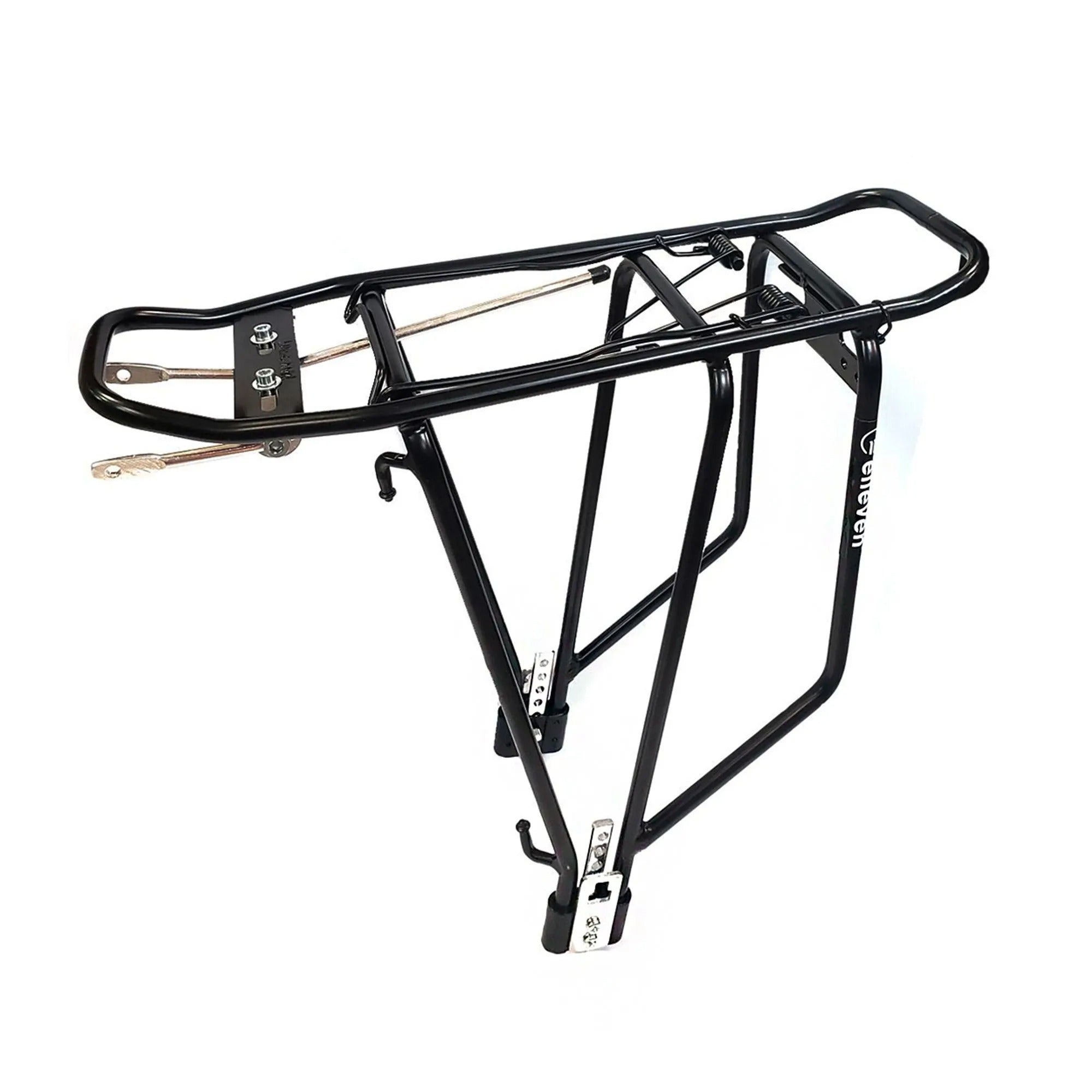 Bagageiro Alumínio Até 25kg C/ Reg. P/ Bicicletas 26 À 29 - Preto