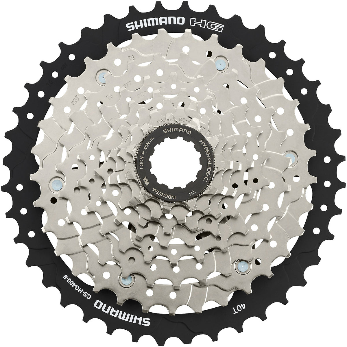 CASSETE 8V SHIMANO ACERA CS-HG400-8 11/40D (ECSHG4008140) - PRATA