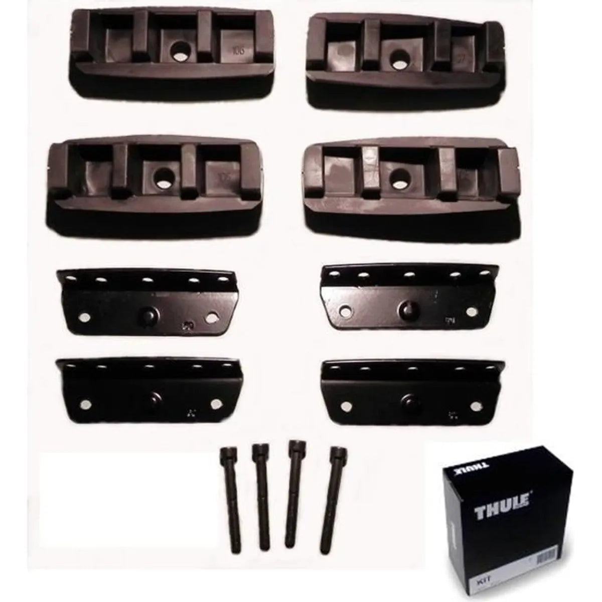 KIT PARA SUPORTE DE BARRAS THULE (3136 D) MERCEDES C CLASS (183136) - PRETO