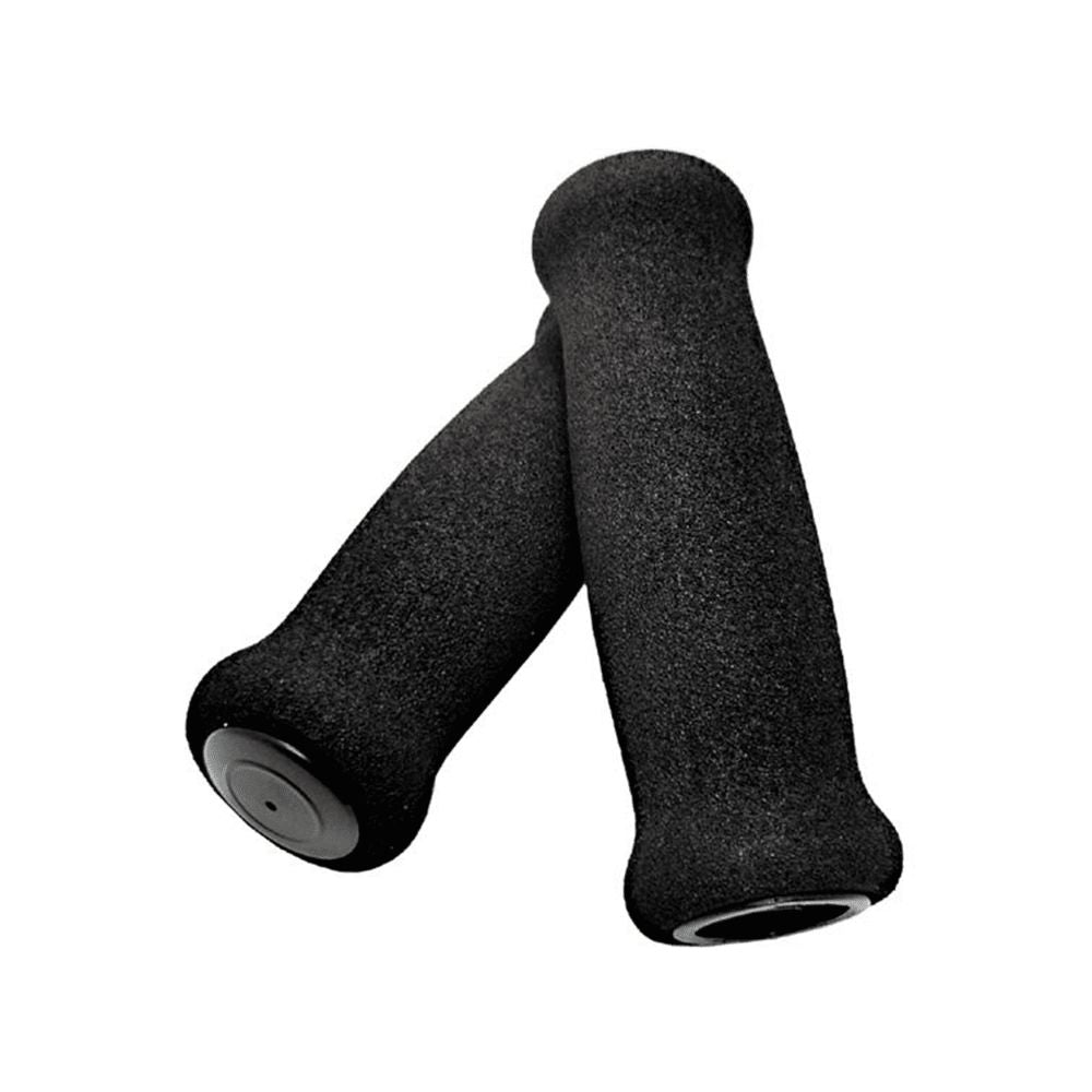 MANOPLA ESPUMA COM TUBO INTERNO EMBORRACHADO LISA - PRETO