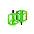 Pedal Plataforma Promend 9/16 Nylon + Aço com Refletor verde