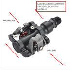 Pedal Clip Wellgo Mtb Wam-M919 Com Taquinho - Preto