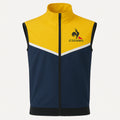 COLETE CORTA VENTO LE COQ SPORTIF CLIPPING AZUL/AMARELO - P