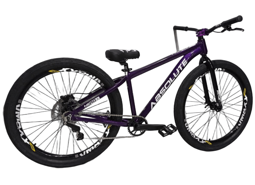 BICICLETA 26 ABSOLUTE NERO 5 GRAU SINGLE SPEED ROXO S (15)