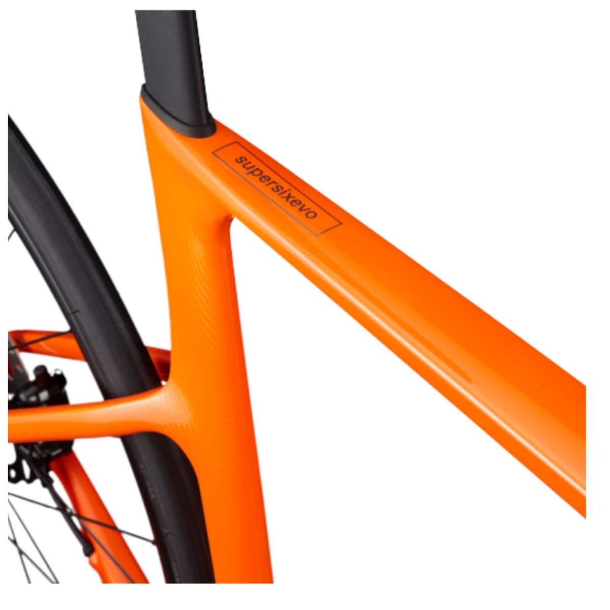 Bicicleta 700 Speed Cannondale Super Six Evo Carbon 4 Laranja Tam 56