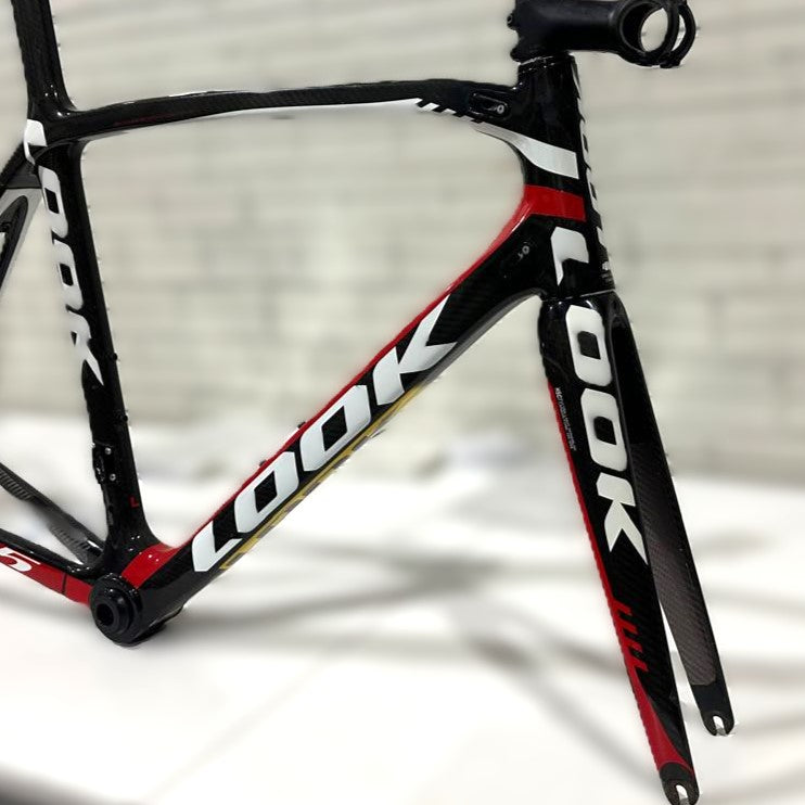 QUADRO 700 SPEED LOOK 695 FIBRA DE CARBONO USADO C/ CANOTE INTEGRADO TAM 52