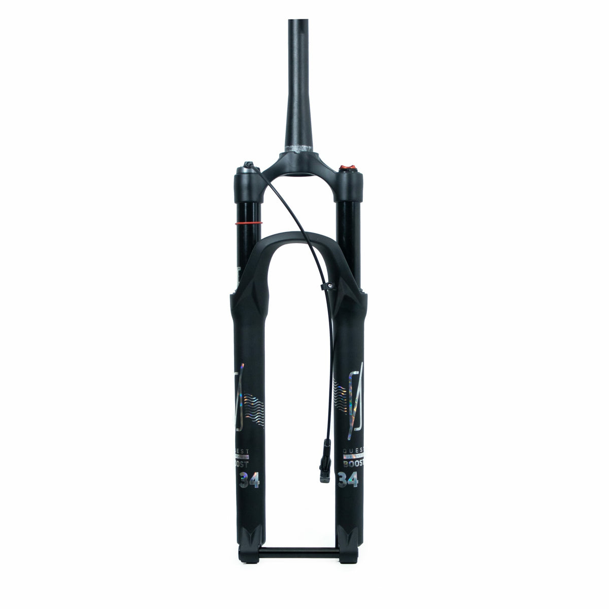 SUSPENSÃO DE BICICLETA 29 TAPERED TSW QUEST BOOST 100MM AR C/TRAVA REM. RETORNO HID. HASTE 34MM