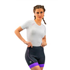 Short Ciclismo Free Force Feminino Start - 2023 - Roxa - Gg