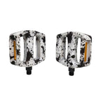 PEDAL PLATAFORMA 9/16 EM NYLON ESFERADO CAMUFLADO COM REFLETOR PRETO/CINZA