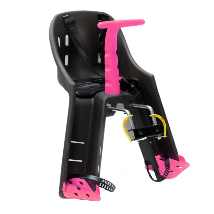CADEIRINHA DE CRIANÇA FRONTAL KALF - GRAFITE/ROSA