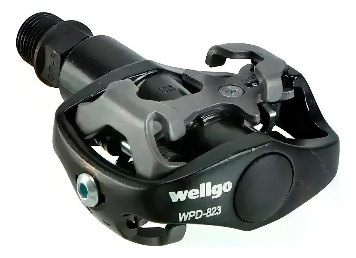 PEDAL CLIP WELLGO MTB WPD-823 COM TAQUINHO