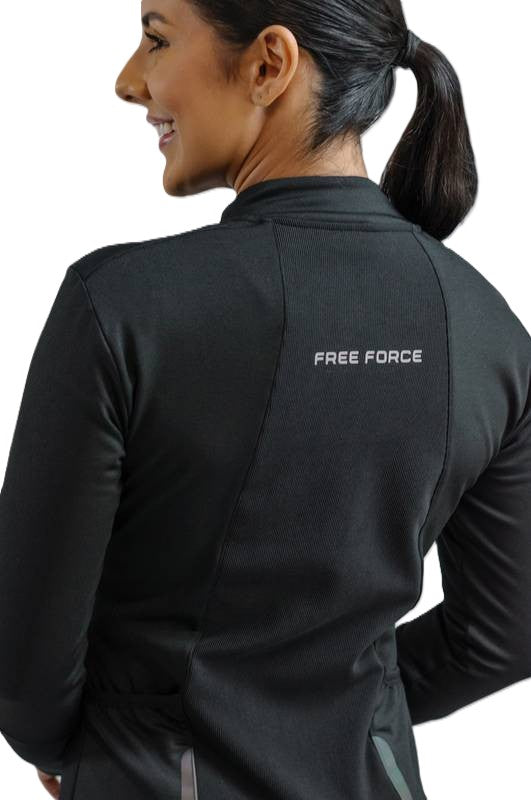 JAQUETA PELUCIADA FREE FORCE FEMININA CLASSIC PRETO - G
