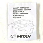 JOGO DE ESPUMAS PARA FORRO DE CAPACETE FOX METAH ORIGINAL - VERDE FLUOR S/M