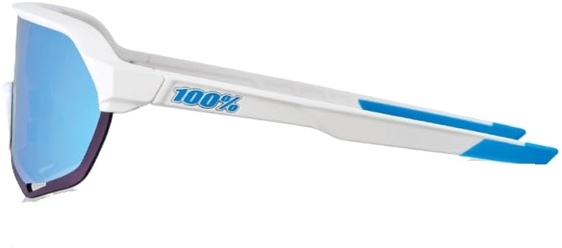 OCULOS 100% S2 -  MOVISTAR TEAM WHITE - HIPER BLUE MULTILAYER MIRROR LENS