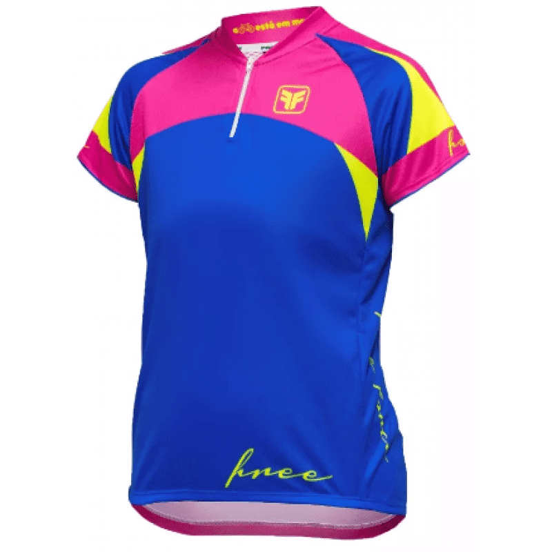 CAMISA CICLISMO FREE FORCE MAJESTIC INFANTIL - AZUL - 10 Anos