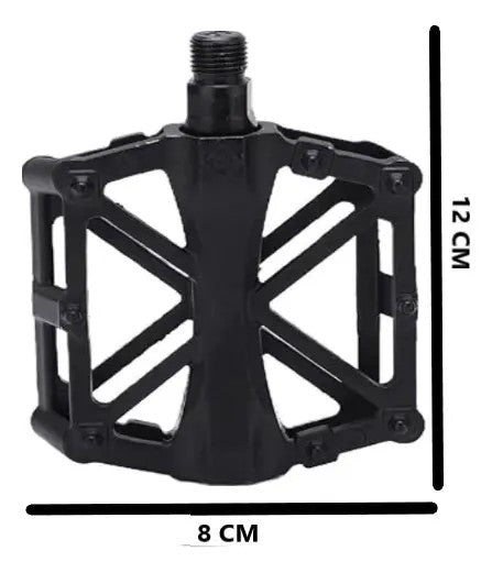 PEDAL PLATAFORMA DE ALUMINIO 9/16 ESFERADO PRETO