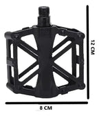 PEDAL PLATAFORMA DE ALUMINIO 9/16 ESFERADO PRETO